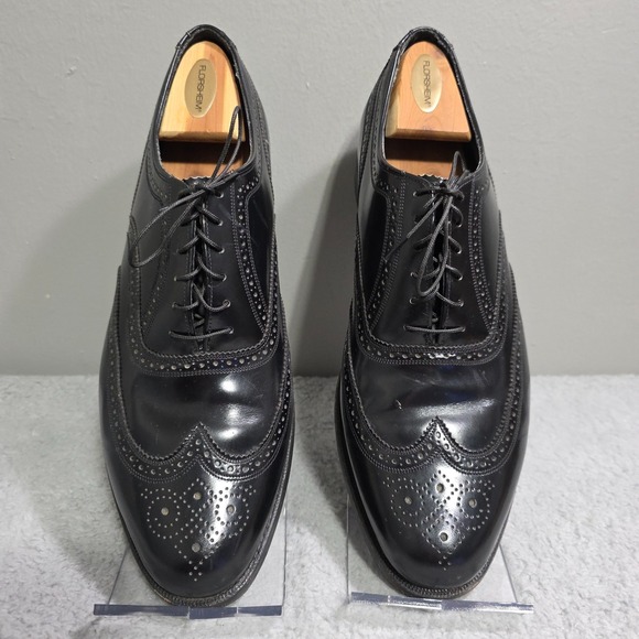 Florsheim Imperial Black Wingtip Oxford Brogues Lace Up Size 12 D Mens 666820